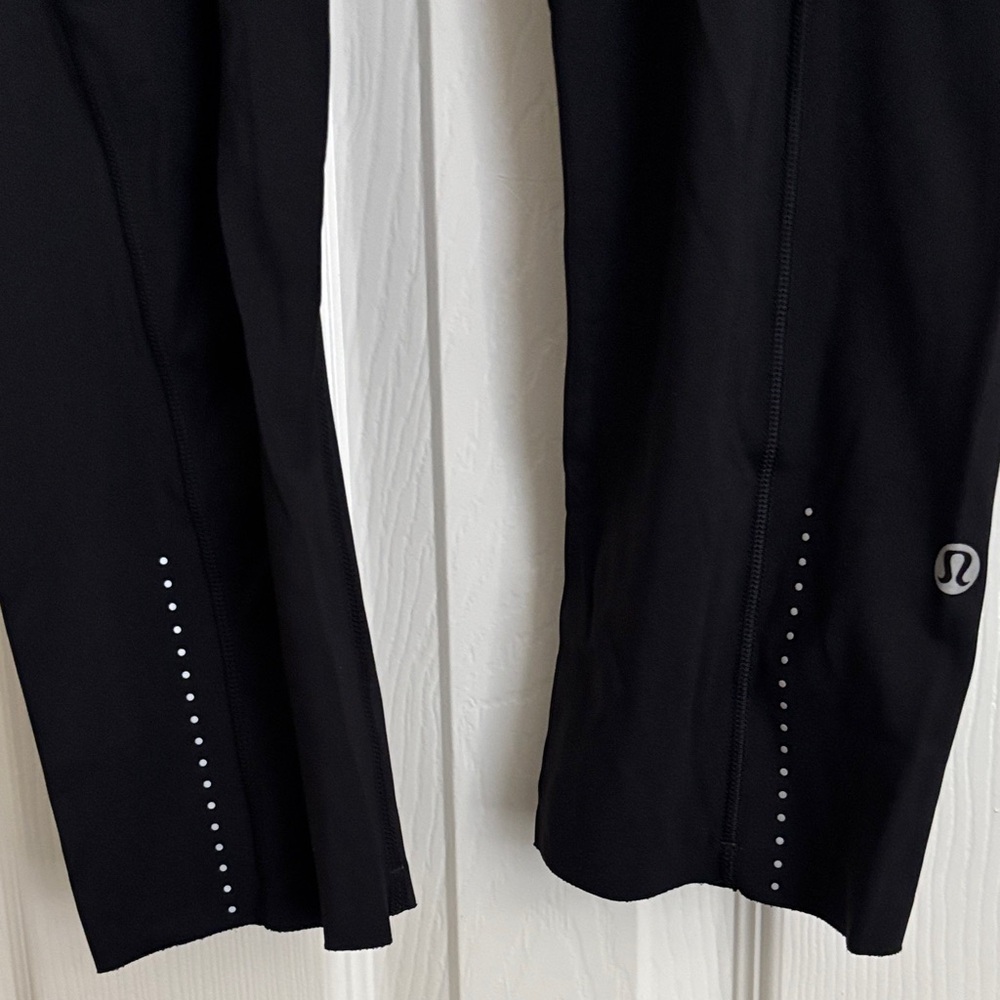 lululemon athletica Women’s Black Joggers with Reflective Detail